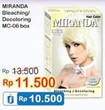 Promo Harga MIRANDA Hair Color Premium Bleaching  - Indomaret