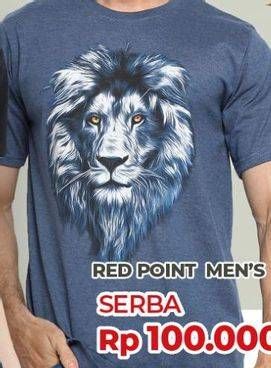 Promo Harga RED POINT Men T-Shirt  - Carrefour