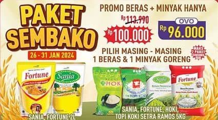 Promo Harga Beras + Minyak  - Hypermart