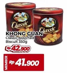 Promo Harga Khong Guan Classic Assorted Biscuit 350 gr - Yogya