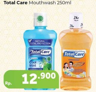 Promo Harga TOTAL CARE Mouthwash 250 ml - Carrefour