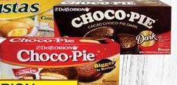 Promo Harga DELFI Choco Pie / Choco Pie Dark 180gr  - Yogya