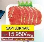 Promo Harga Sapi Sukiyaki per 100 gr - Yogya