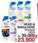 Promo Harga Head & Shoulders Shampoo 160 ml - LotteMart