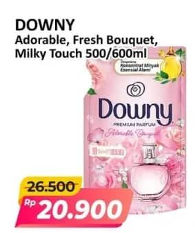 Promo Harga Downy Premium Parfum Adorable Bouquet, Fresh Bouquet 550 ml - Alfamart