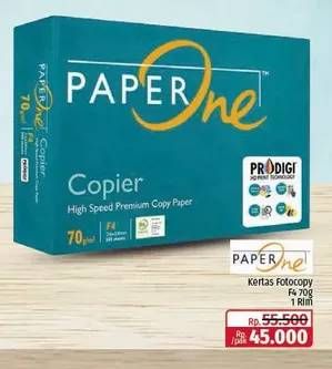 Promo Harga Paperone Kertas Copier F4 70 G 500 sheet - Lotte Grosir