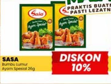 Promo Harga Sasa Bumbu Masak Lumur Ayam Spesial 26 gr - Yogya