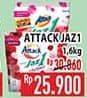 Promo Harga Attack Jaz1 Detergent Powder 1700 gr - Hypermart