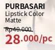 Promo Harga Purbasari Lipstick Color Matte 4 gr - Guardian