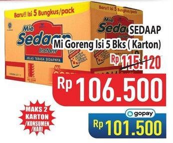 Promo Harga Sedaap Mie Goreng Original per 40 pcs 90 gr - Hypermart