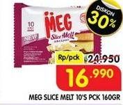 Promo Harga MEG Cheddar Slice Melt 160 gr - Superindo