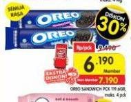 Promo Harga Oreo Biskuit Sandwich All Variants 119 gr - Superindo