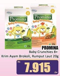 Promo Harga Promina 8+ Baby Crunchies Krim Ayam Brokoli, Seaweed 20 gr - Hari Hari