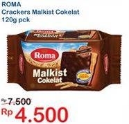 Promo Harga ROMA Malkist Cokelat 120 gr - Indomaret