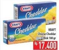 Promo Harga KRAFT Cheese Cheddar 180 gr - Hypermart