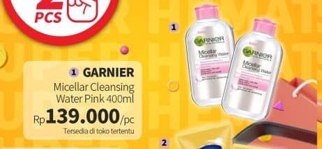 Promo Harga Garnier Micellar Water Pink 400 ml - Guardian