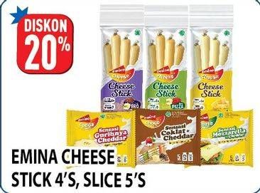 Promo Harga Emina Cheese Stick/Emina Cheese Slice   - Hypermart