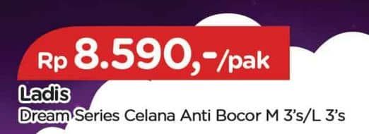 Makuku Ladis Celana Anti Bocor 3 pcs Harga Promo Rp8.590