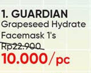 Promo Harga GUARDIAN Fruit Mask Grape  - Guardian