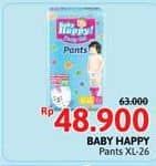 Promo Harga Baby Happy Body Fit Pants XL26 26 pcs - Alfamidi