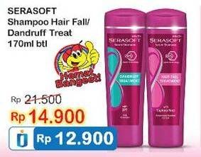 Promo Harga SERASOFT Shampoo Hair Fall Treatment, Dandruff 170 ml - Indomaret