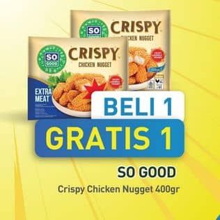 Promo Harga So Good Crispy Chicken Nugget 400 gr - Hypermart