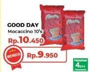 Promo Harga Good Day Instant Coffee 3 in 1 Mocacinno per 10 sachet 20 gr - Yogya