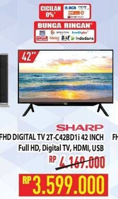 Promo Harga Sharp 2T-C42BD1i | LED TV 42"  - Hypermart