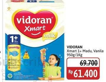 Promo Harga Vidoran Xmart 1+ Madu, Vanilla 950 gr - Alfamidi