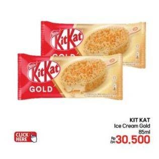 Promo Harga Kit Kat Ice Cream Stick Gold 85 ml - LotteMart
