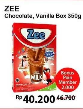 Promo Harga ZEE Susu Bubuk Swizz Chocolate, Vanilla 350 gr - Alfamart