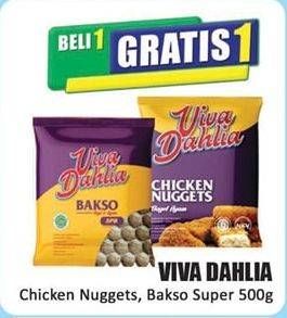 Promo Harga VIVA DAHLIA Bakso Super/VIVA DAHLIA Chicken Nugget  - Hari Hari