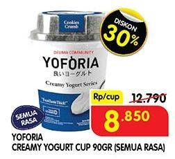 Promo Harga YOFORIA Creamy Yogurt All Variants 90 gr - Superindo
