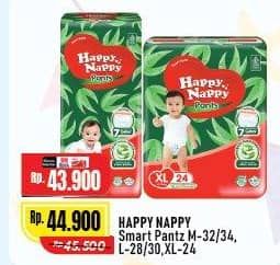 Promo Harga Happy Nappy Smart Pantz Diaper M32, M34, L28, L30, XL24 24 pcs - Alfamart
