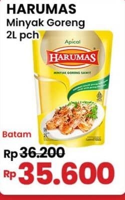 Promo Harga Harumas Minyak Goreng 2000 ml - Indomaret