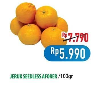 Promo Harga Jeruk Afourer per 100 gr - Hypermart