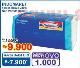 Promo Harga Indomaret Facial Tissue Non Perfumed 220 pcs - Indomaret