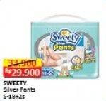 Promo Harga Sweety Silver Pants S18+2 20 pcs - Alfamart