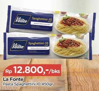 Promo Harga La Fonte Spaghetti 10 450 gr - TIP TOP