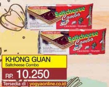 Promo Harga Khong Guan Saltcheese Combo 190 gr - Yogya