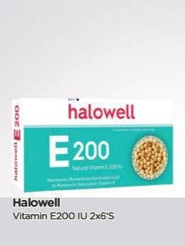 Promo Harga Halowell Vitamin E200 12 pcs - TIP TOP