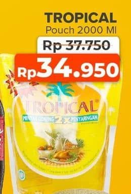 Promo Harga Tropical Minyak Goreng 2000 ml - Yogya