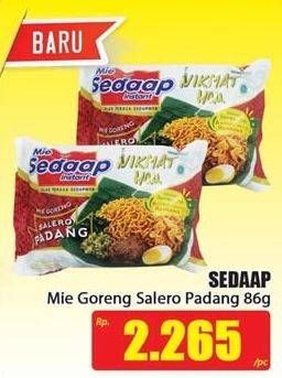 Promo Harga SEDAAP Mie Goreng Salero Padang 86 gr - Hari Hari
