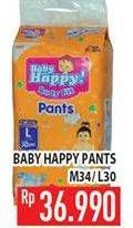 Promo Harga Baby Happy Body Fit Pants M34, L30  - Hypermart