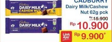 Promo Harga CADBURY Dairy Milk Dairy Milk 65 gr - Indomaret