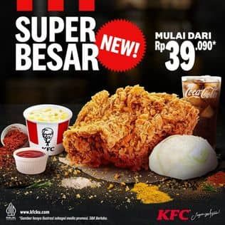 Promo Harga Super Besar  - KFC