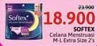 Promo Harga Softex Celana Menstruasi All Size 2 pcs - Alfamidi