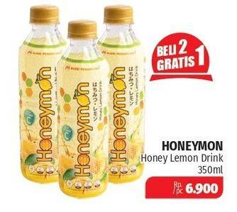Promo Harga HONEYMON Honey Lemon Drink 350 ml - Lotte Grosir
