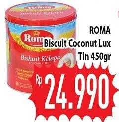 Promo Harga ROMA Biskuit Kelapa Lux 450 gr - Hypermart