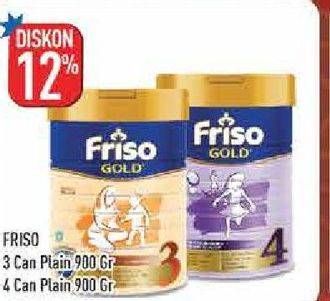 Promo Harga FRISO Gold 3/4 Susu Pertumbuhan Plain 900 gr - Hypermart